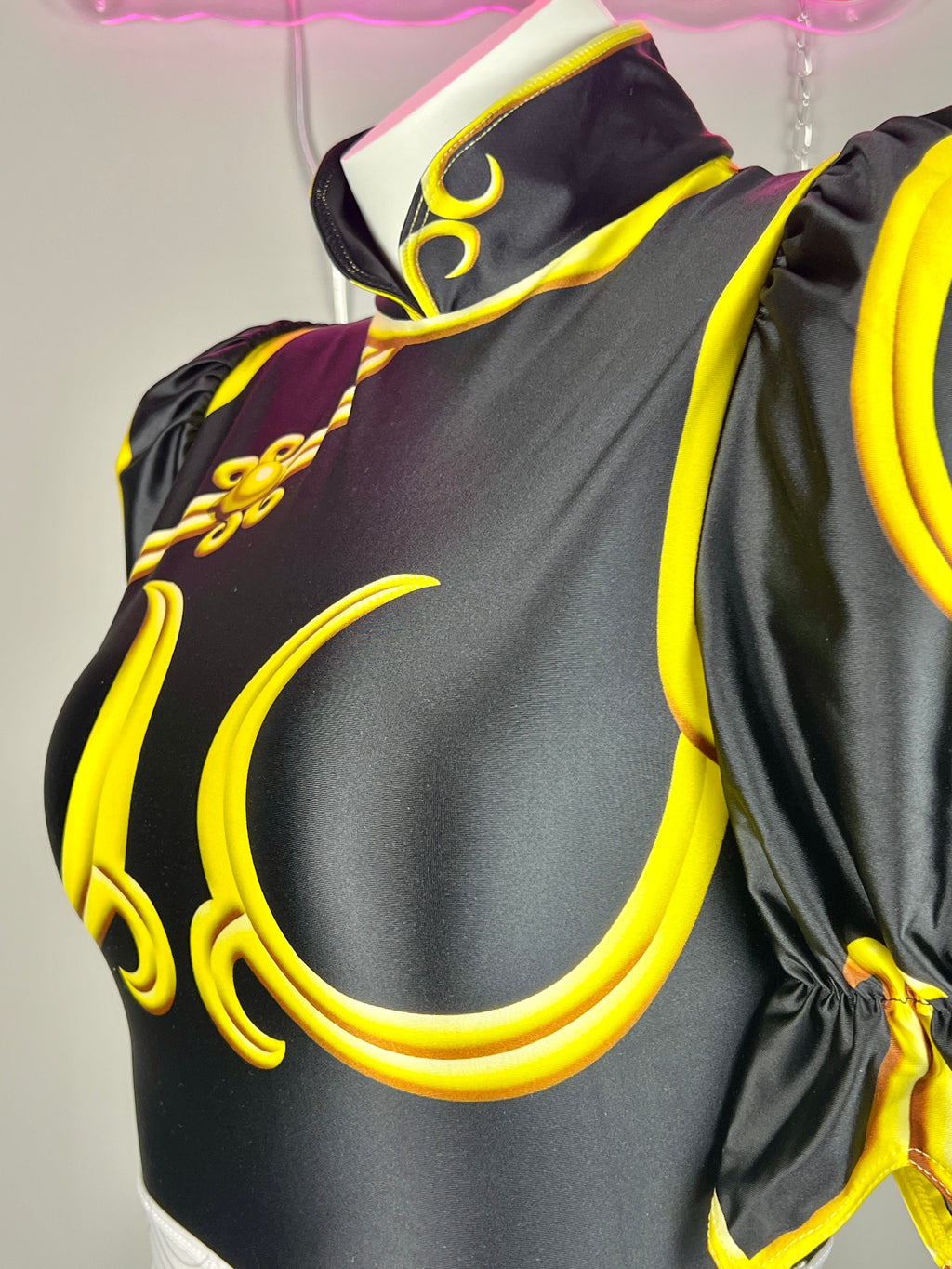 Super Hero Chun Li Spandex Cosplay Open Crotch Halloween Costume Bodysuit Sexy Lingerie - Shopthatapp.ca