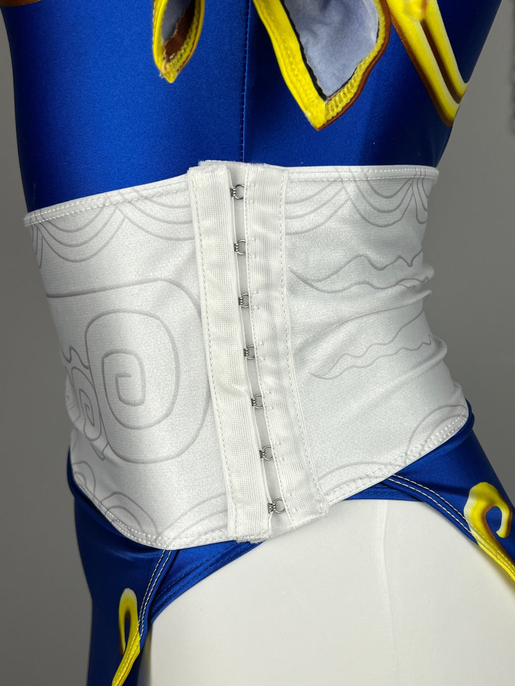 Super Hero Chun Li Spandex Cosplay Open Crotch Halloween Costume Bodysuit Sexy Lingerie - Shopthatapp.ca