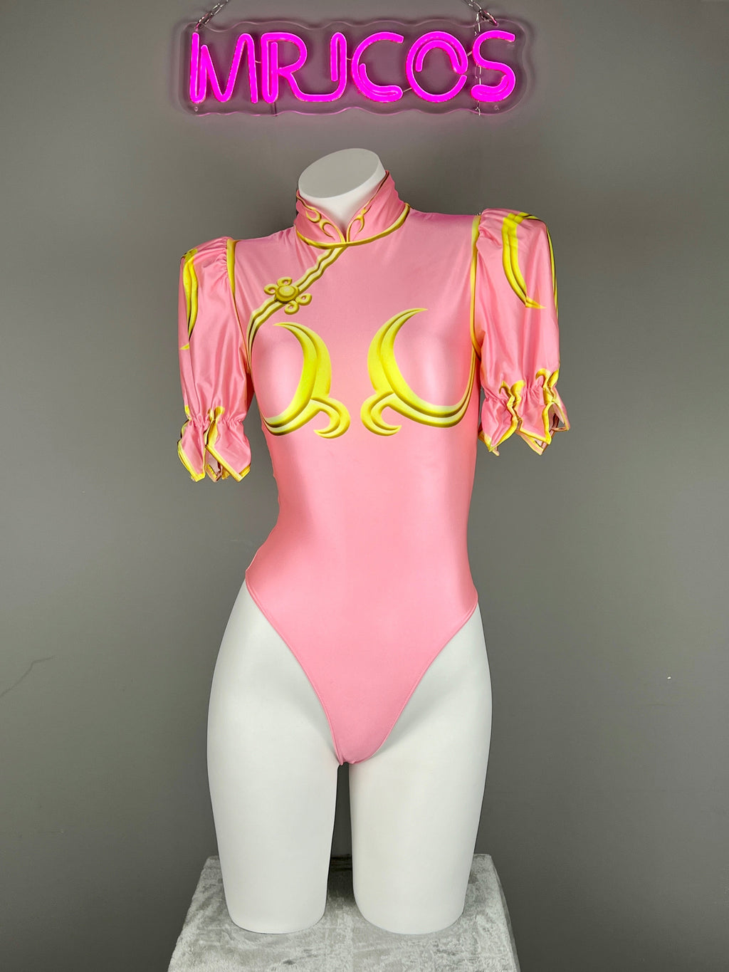Super Hero Chun Li Spandex Cosplay Open Crotch Halloween Costume Bodysuit Sexy Lingerie - Shopthatapp.ca