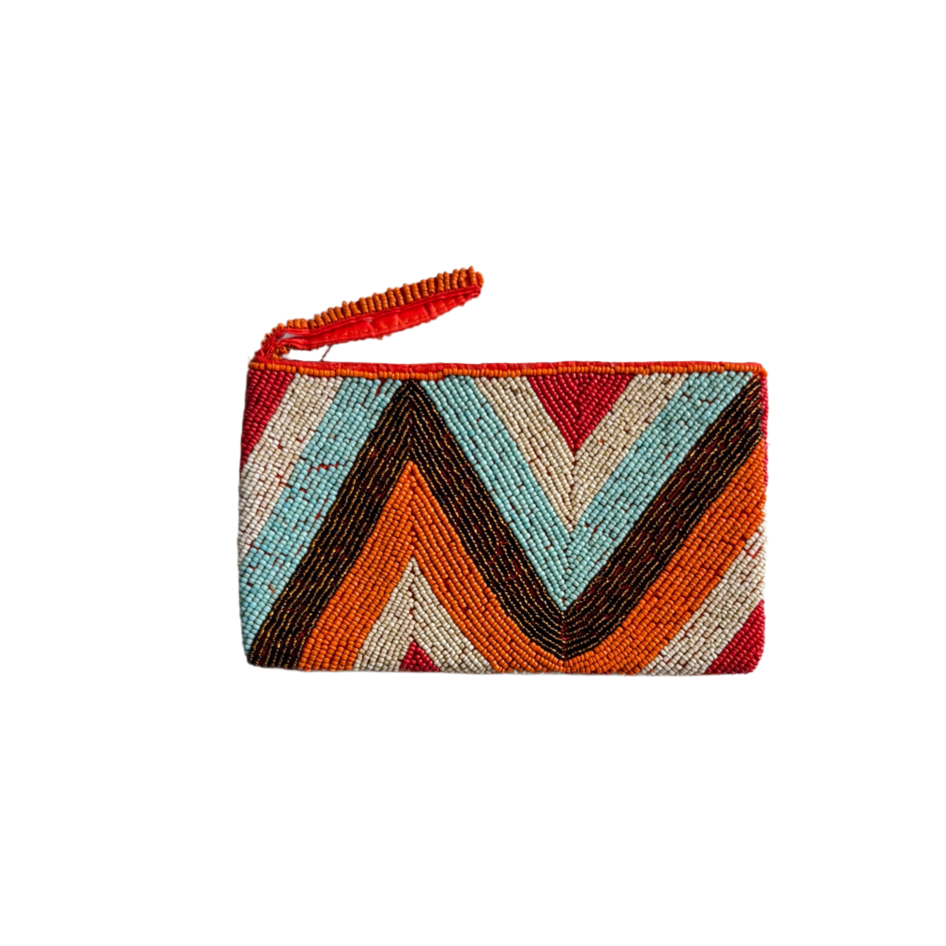 Beaded Zig Zag Clutch Purse - Shopthatapp.ca