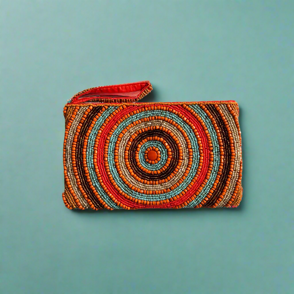 Beaded Circle Clutch - Shopthatapp.ca