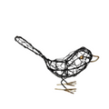 Wire Bird Black Art Decorative Sculpture for Unique Home Decor - Shopthatapp.ca