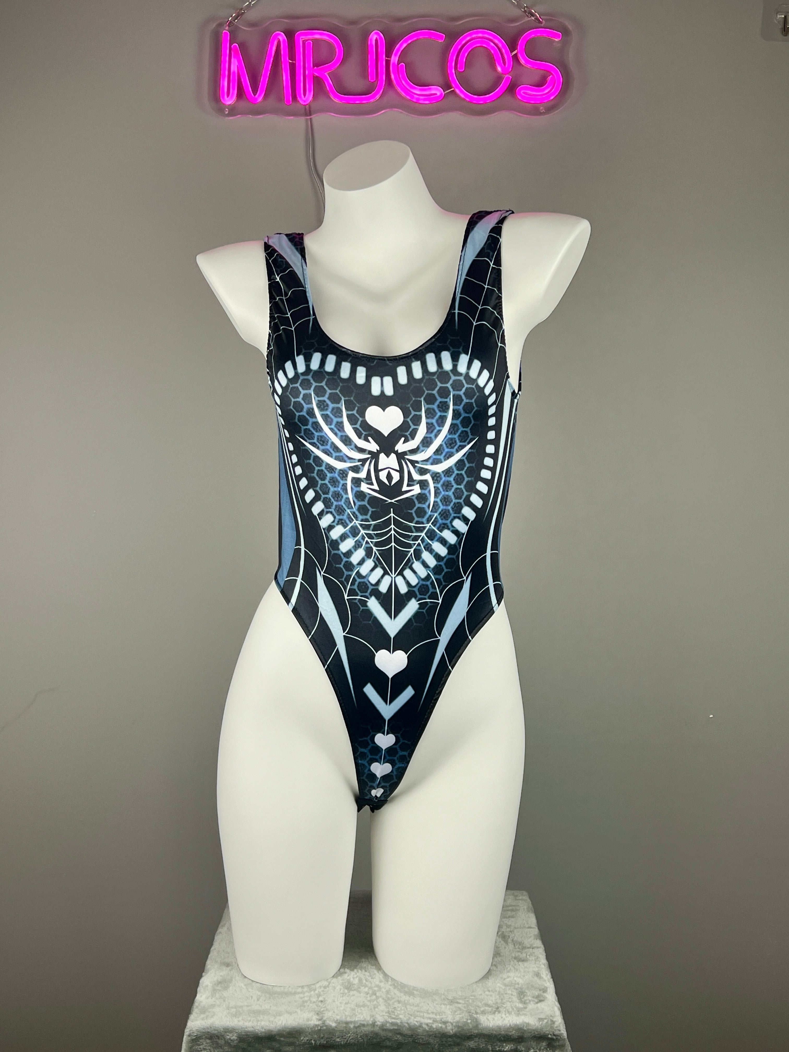 Woman Super Hero Crotchless Cosplay Bodysuit Lingerie Sexy Costume - Shopthatapp.ca