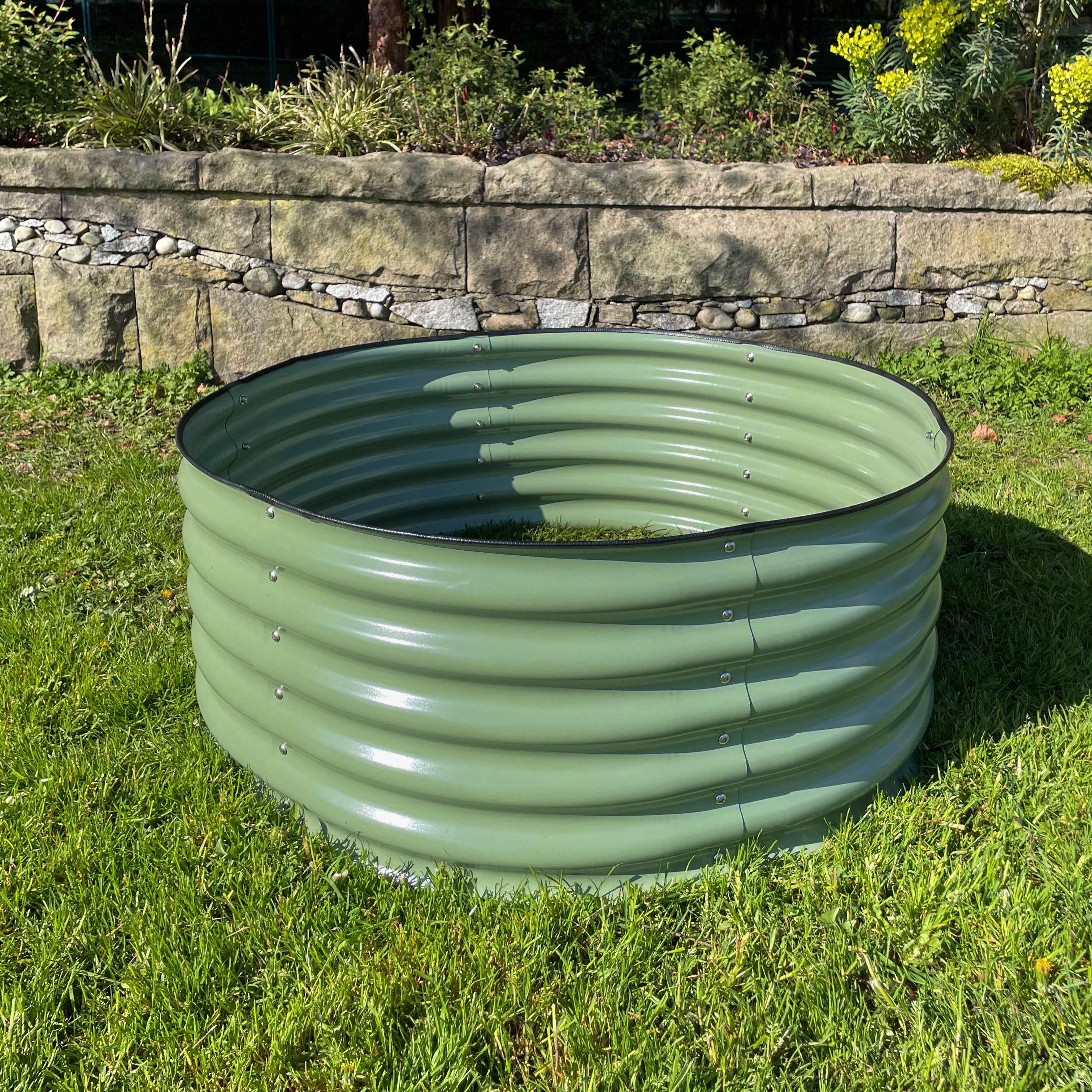 17" Tall Round Garden Bed Kit