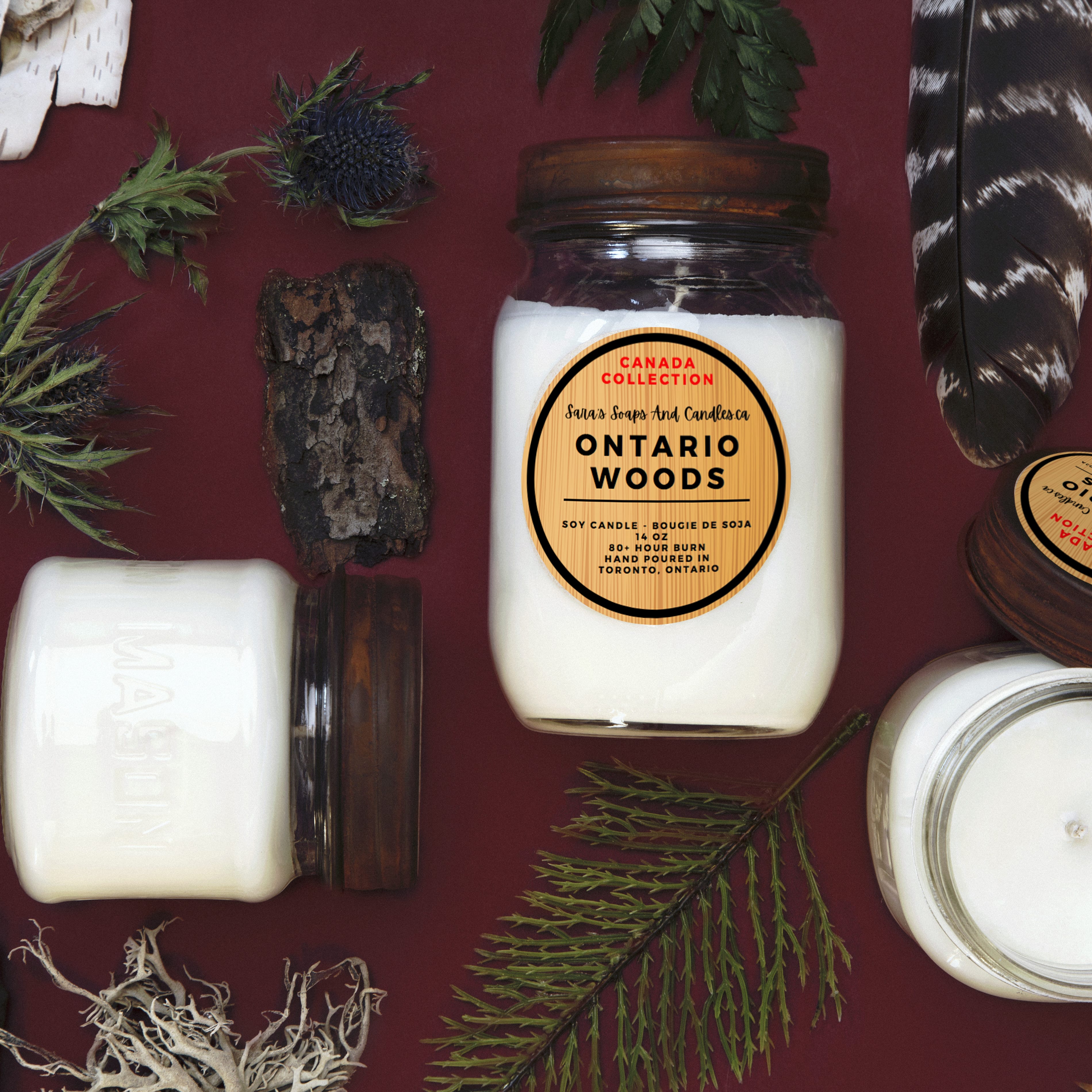 Ontario Woods Soy Candle - 14oz - Shopthatapp.ca