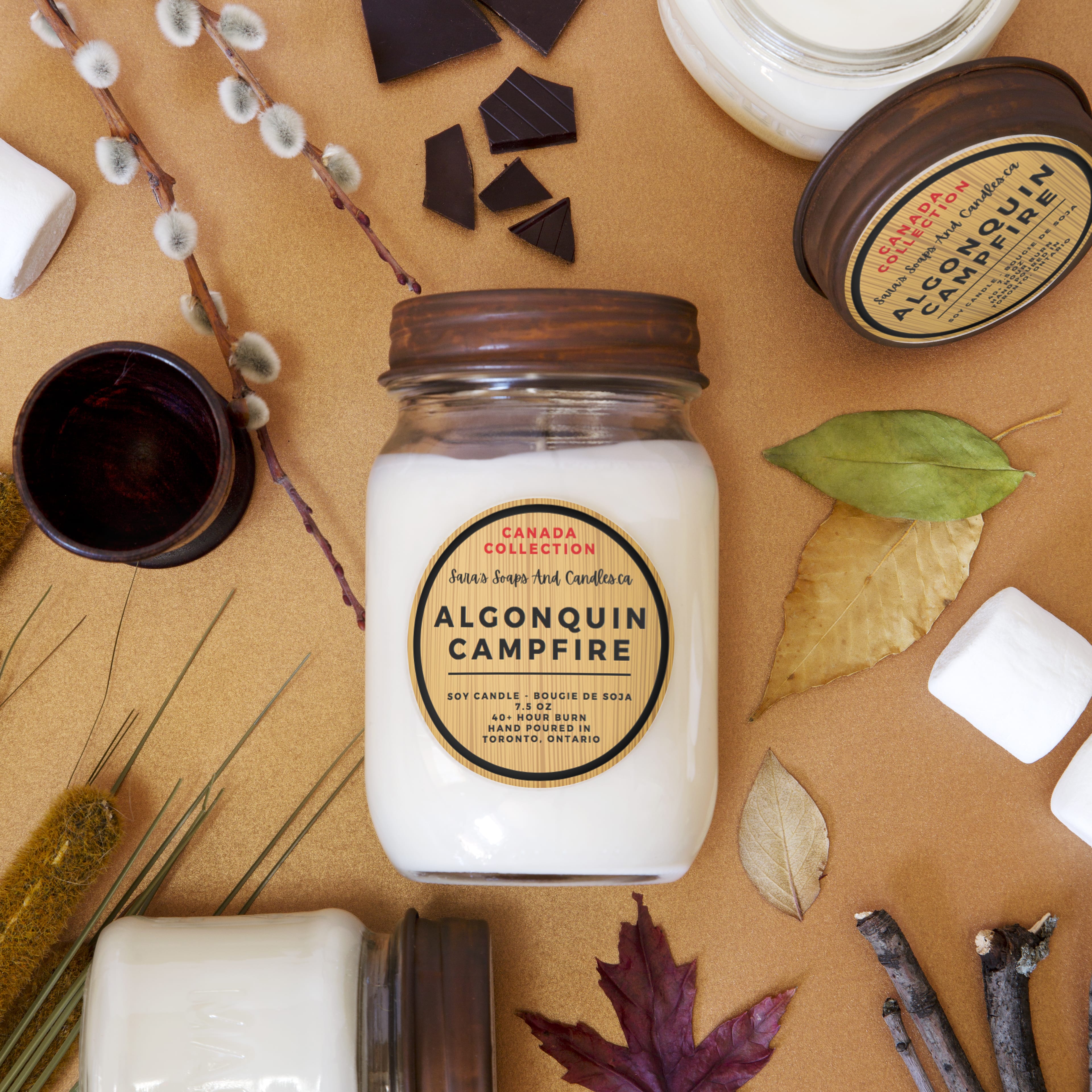 Algonquin Campfire Soy Candle - 14oz - Shopthatapp.ca