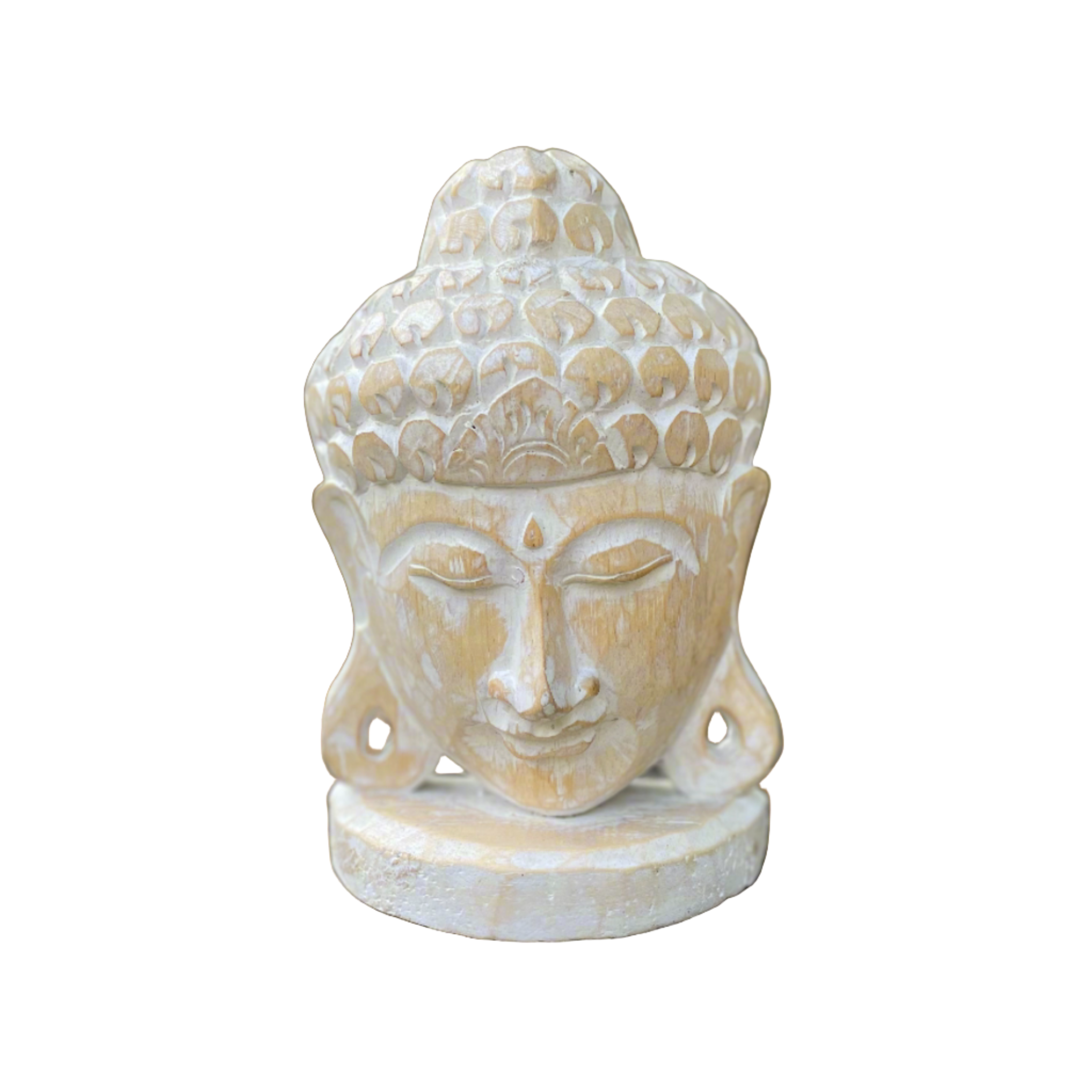 Hand Carved Buddha Head - Exquisite Home Decor and Spiritual Symbol - Shopthatapp.ca
