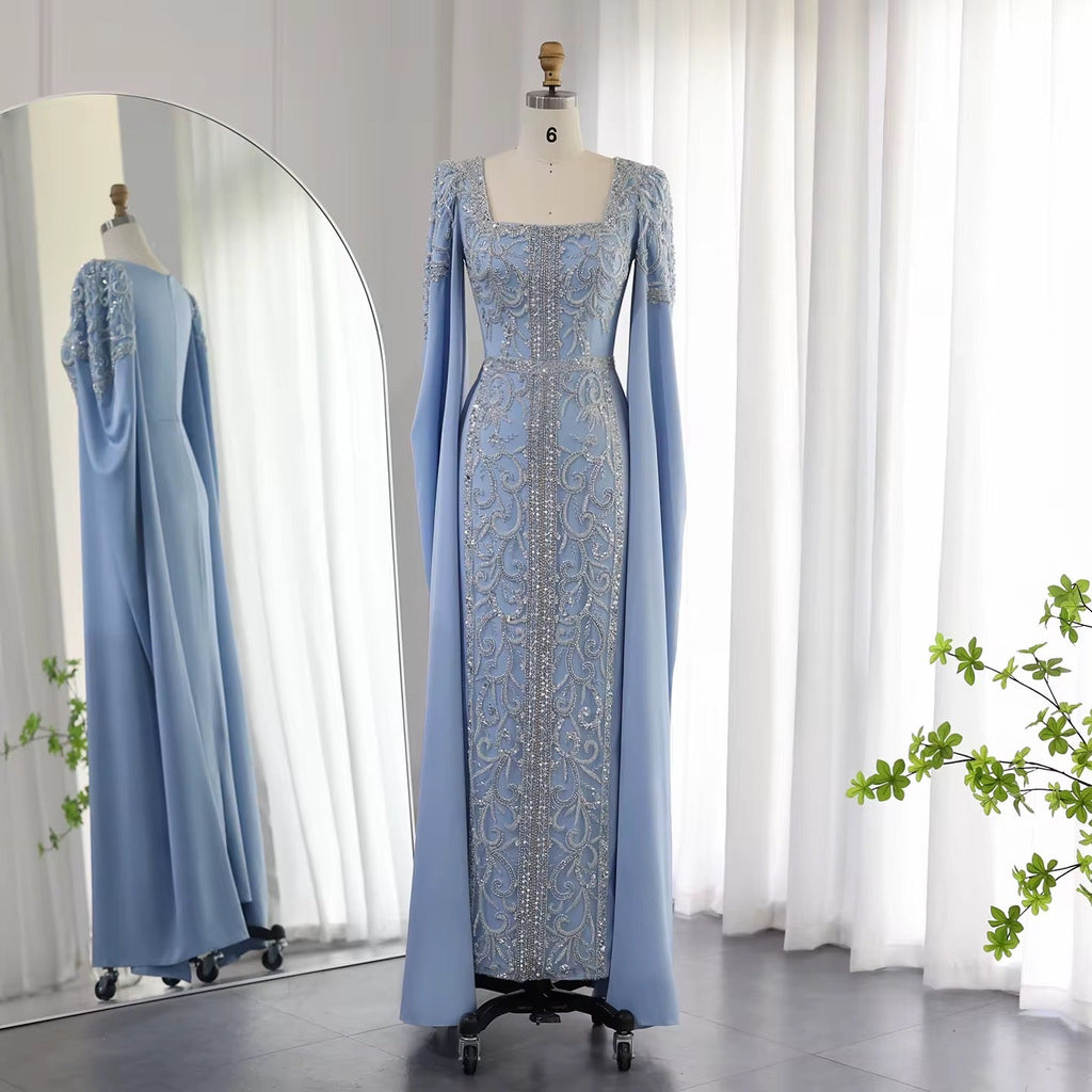 Kaftan style cape sleeves gown - Www.Shopthatapp.ca