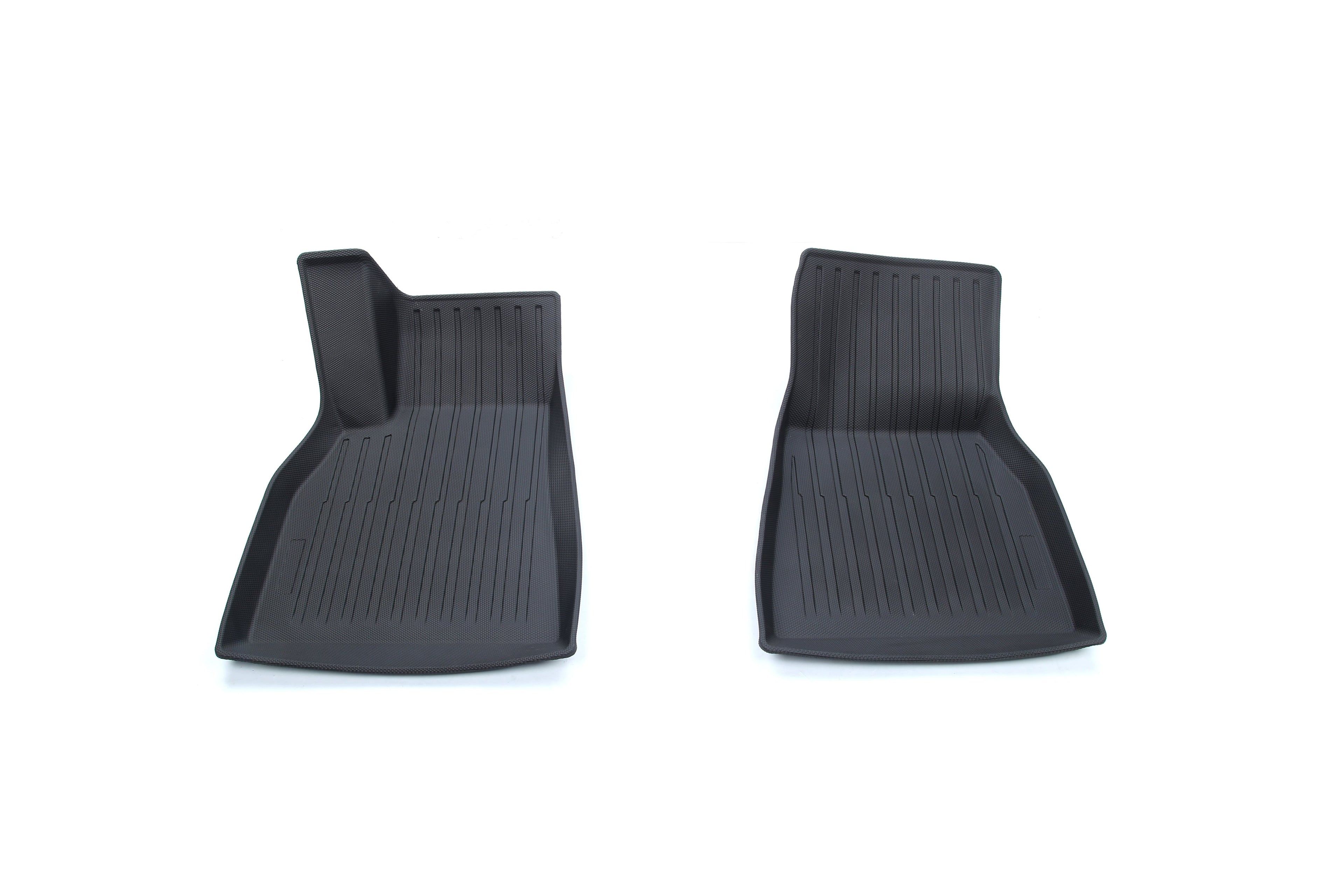 Model S 2022-2026 Gummimatten 5-Teilig Komplettset Fußmatten, Frunk und Trunk