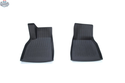 Model S 2022-2026 Gummimatten 5-Teilig Komplettset Fußmatten, Frunk und Trunk - Shopthatapp.ca