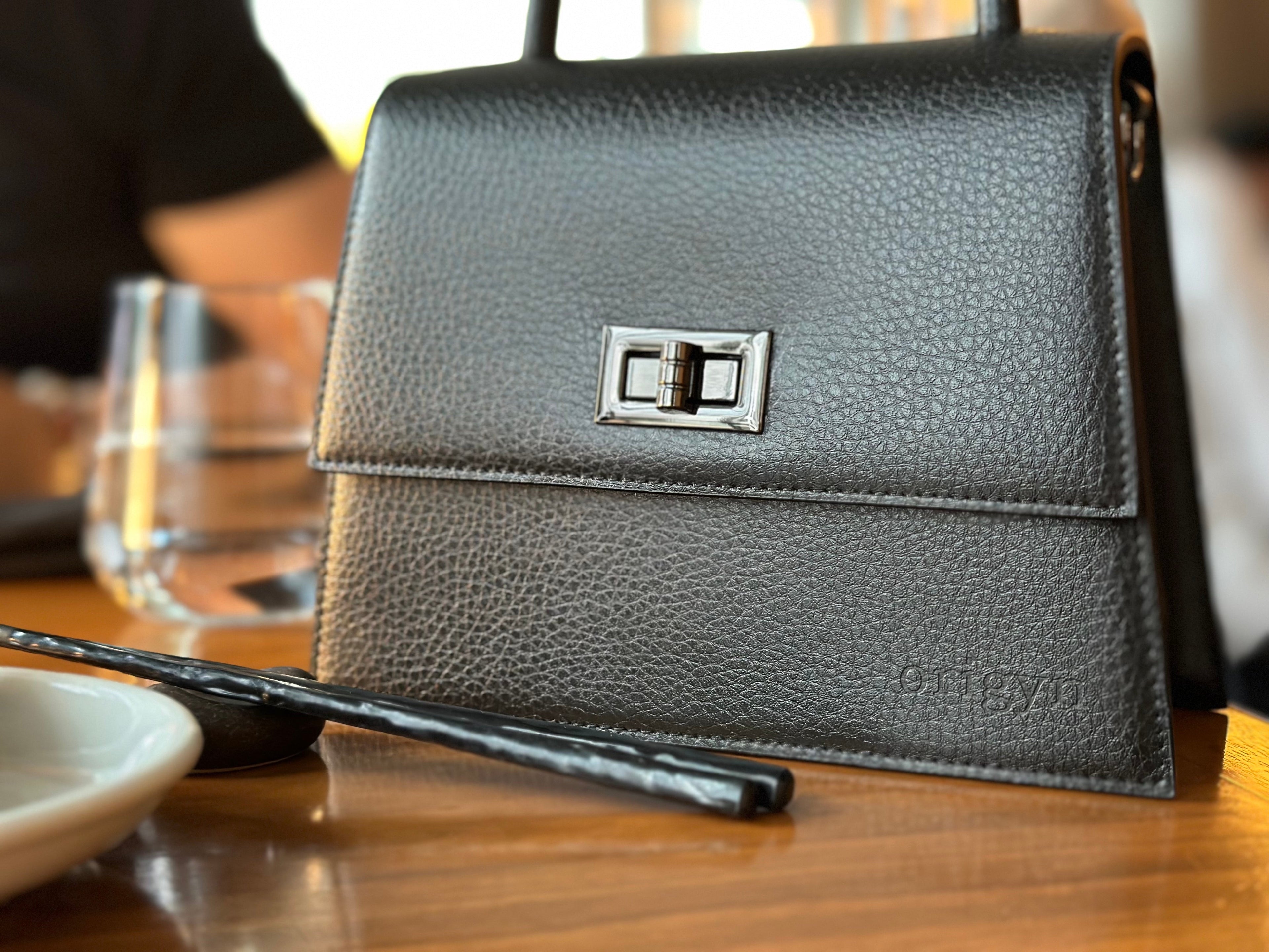 Origyn 03 - Plant-Based Vegan Leather Kelly Bag - Made with Plastic-Free MIRUM® - Shopthatapp.ca