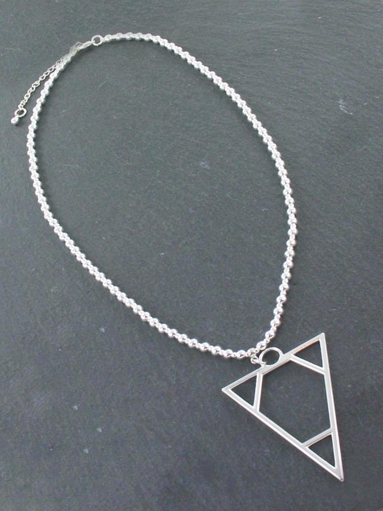 Tear Drop Tassel Earrings and Silver Ball Necklace Pendant for Elegant Style and Dazzling Appeal - Shopthatapp.ca