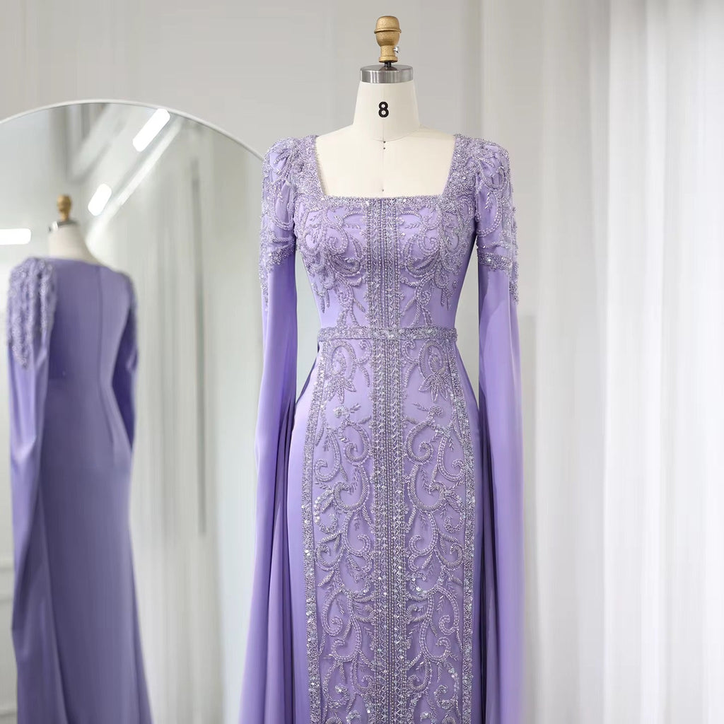 Kaftan style cape sleeves gown - Www.Shopthatapp.ca
