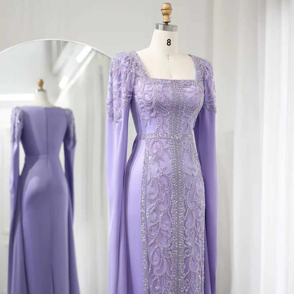 Kaftan style cape sleeves gown - Www.Shopthatapp.ca