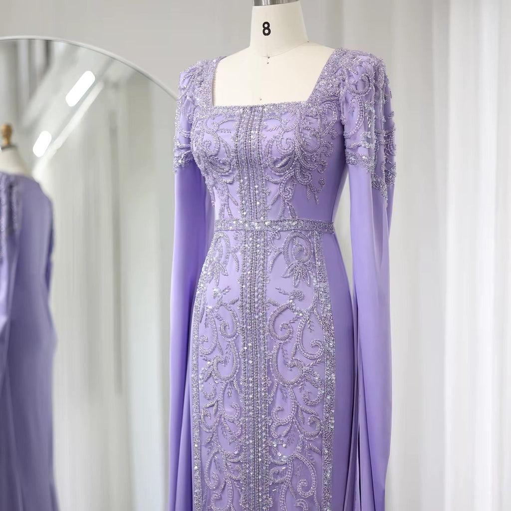 Kaftan style cape sleeves gown - Www.Shopthatapp.ca