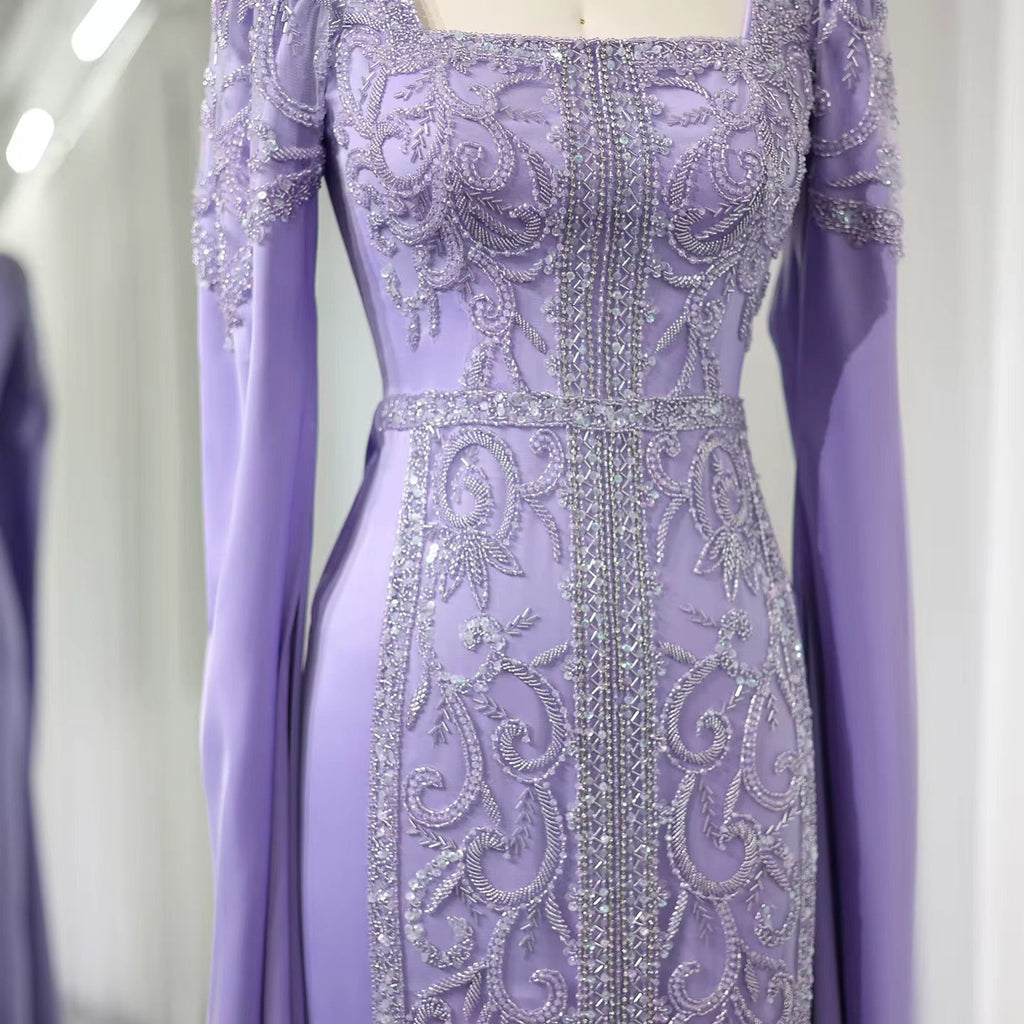 Kaftan style cape sleeves gown - Www.Shopthatapp.ca