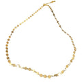 Simple Gold Plated Disc Chain Necklace - Shopthatapp.ca