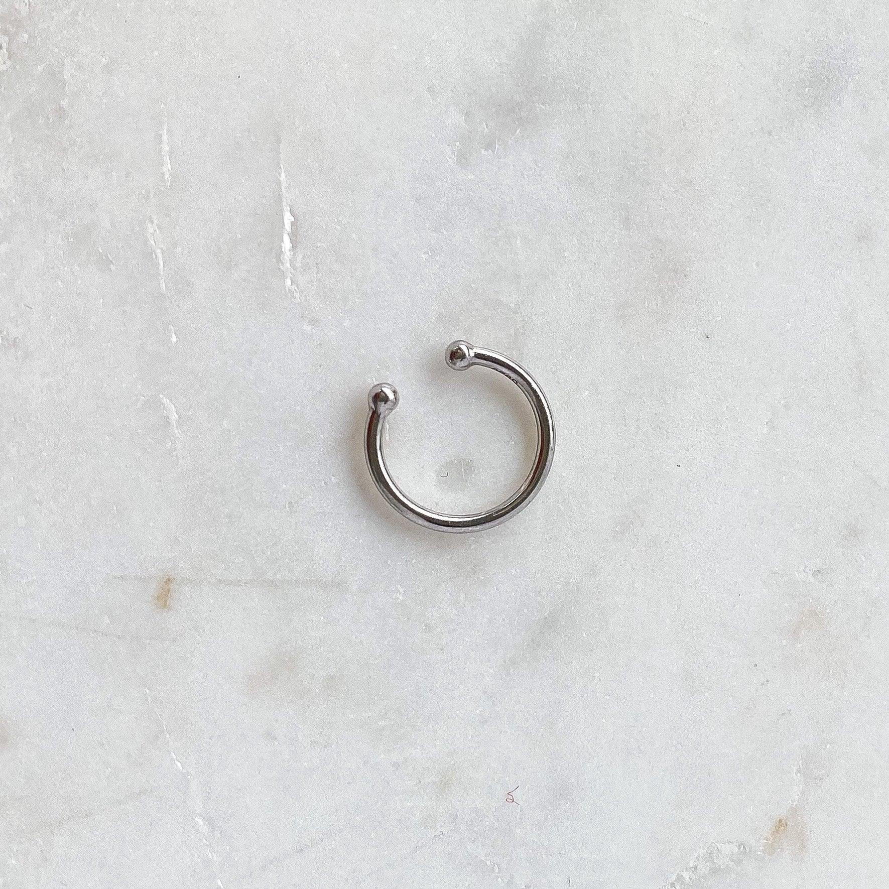 Ear Cuff Basic - Argent - Www.Shopthatapp.ca