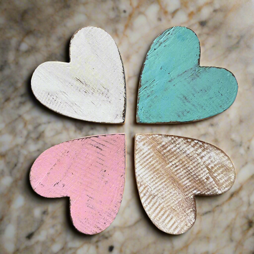 Wooden Heart Coaster - Shopthatapp.ca