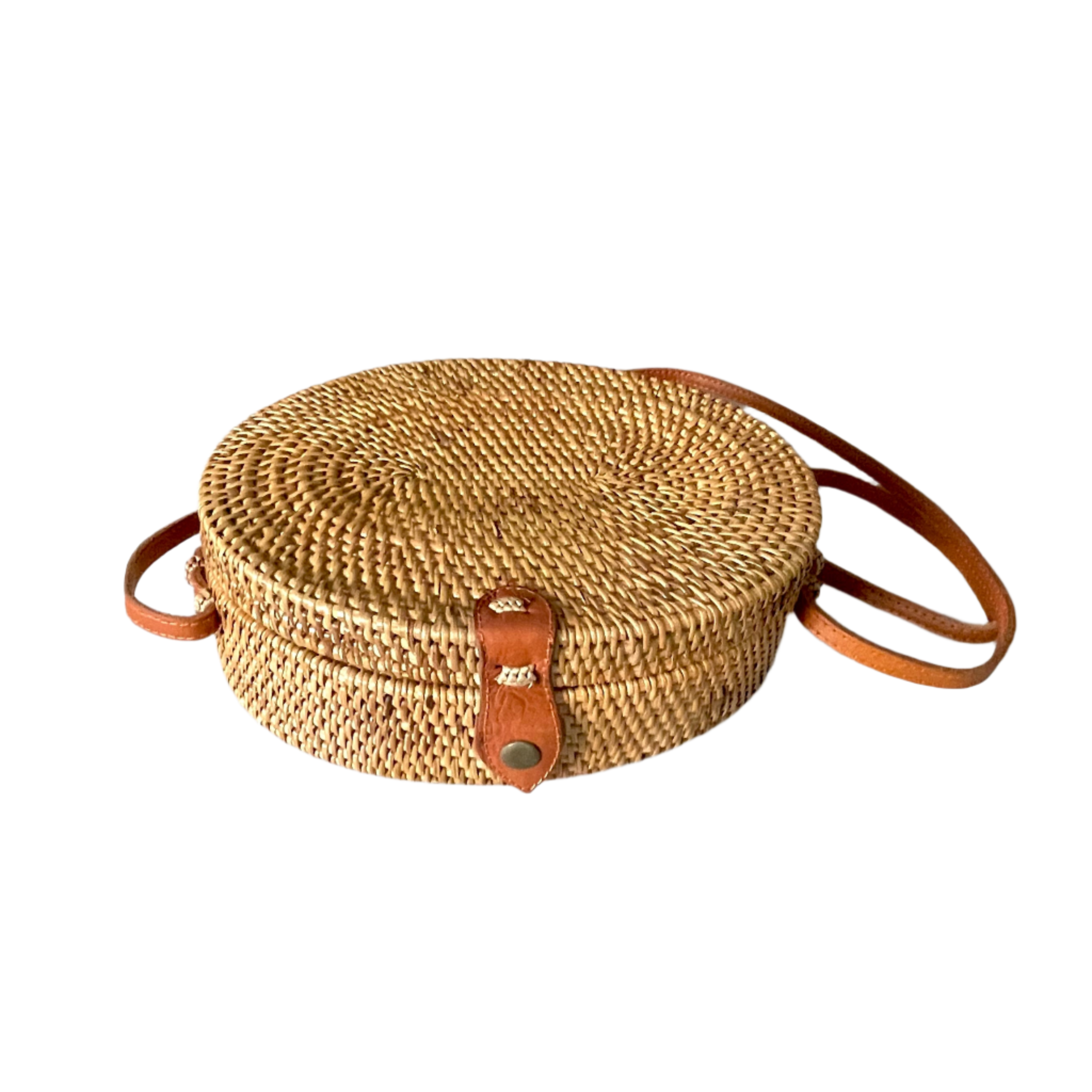 Oval Rattan Purse - Natural - Shopthatapp.ca