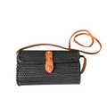 Barrel Rattan Purse in Black - Stylish Black Rattan Purse for Every Occasion - Shopthatapp.ca