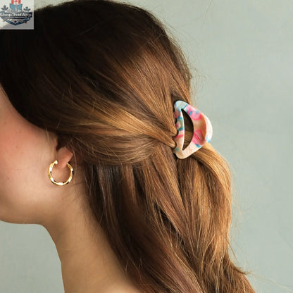 HoraceJewelry La Flavia multi-purpose barrettes showing versatile designs and elegant finishes for various hair styles.