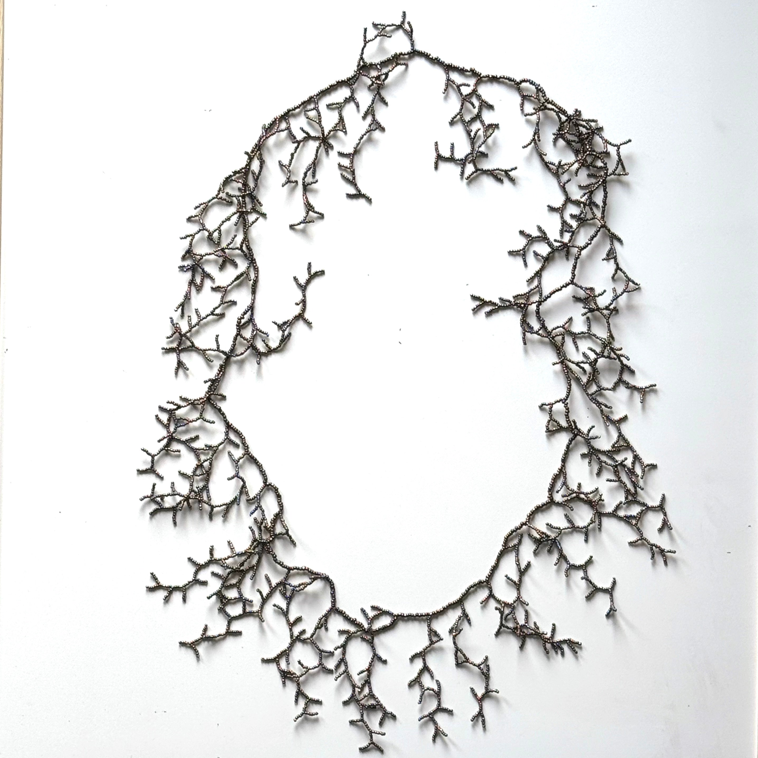 Beaded Seaweed Necklace - Unique Handmade Jewelry - Shopthatapp.ca