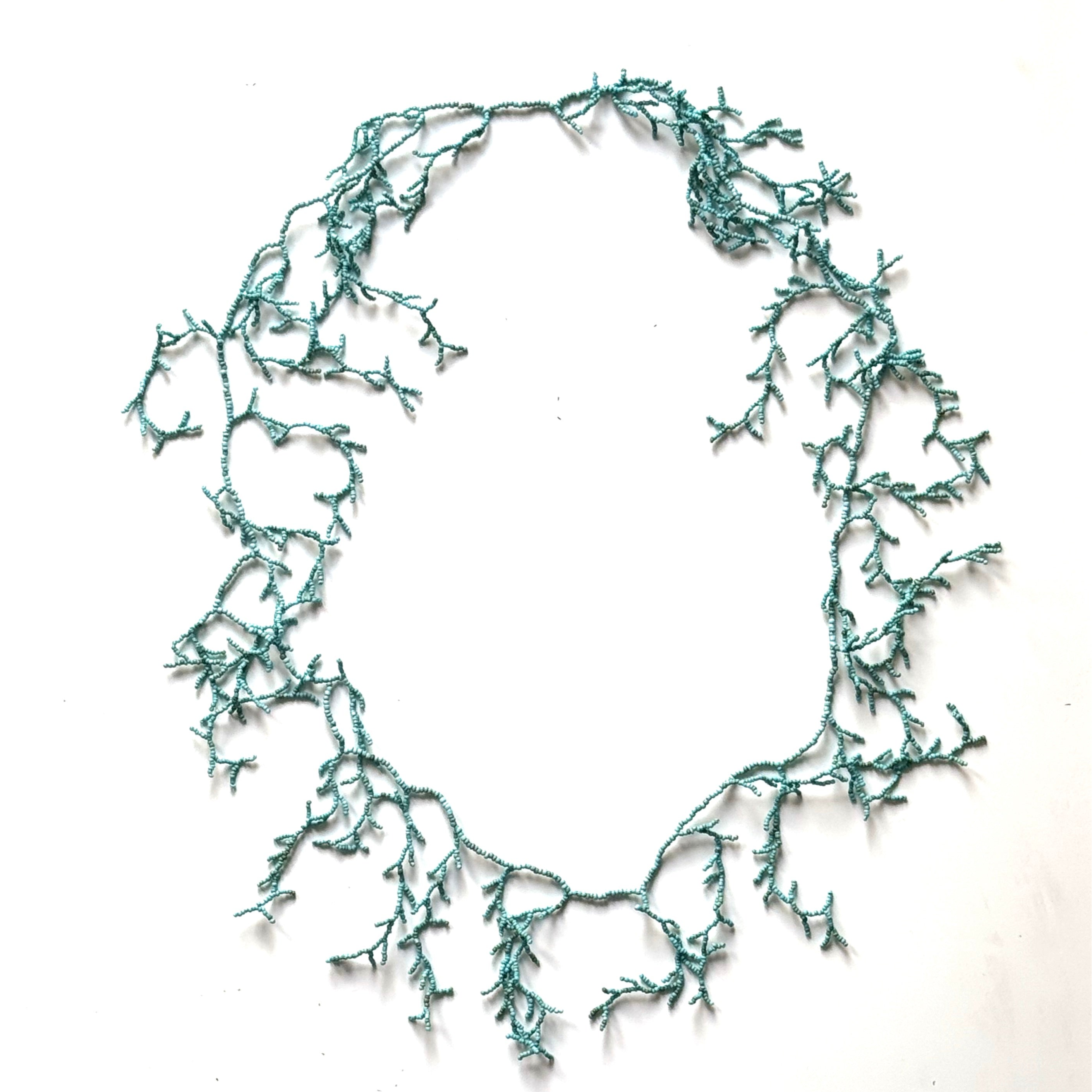 Beaded Seaweed Necklace - Unique Handmade Jewelry - Shopthatapp.ca