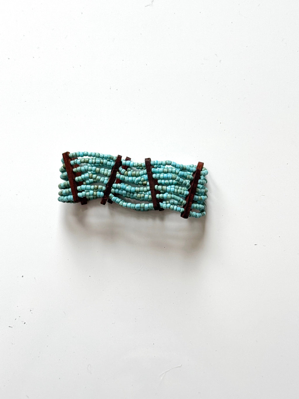 Elasticated Bead Bracelet with Wood Detail - Shopthatapp.ca