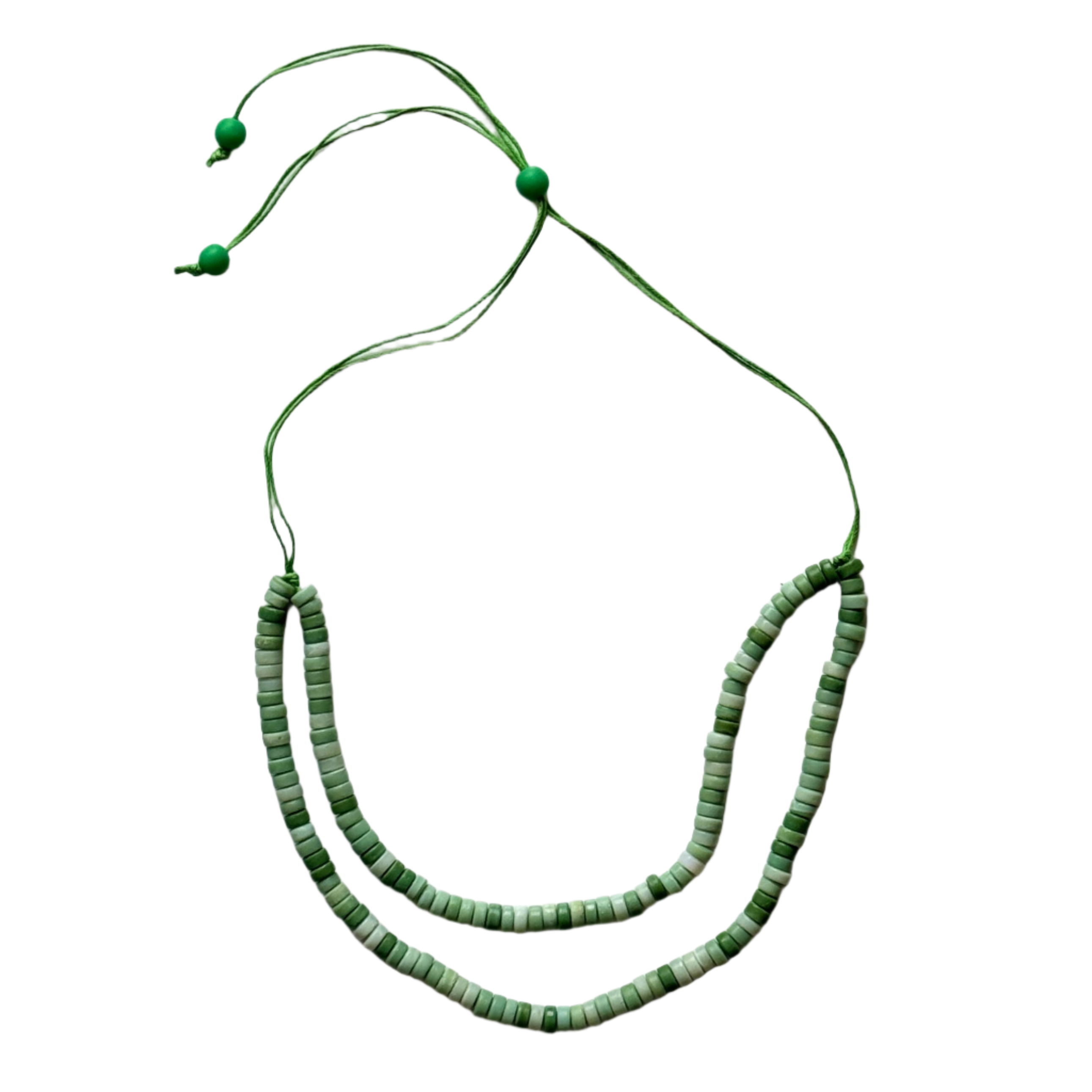 Double Strand Glass Bead Necklace - Shopthatapp.ca