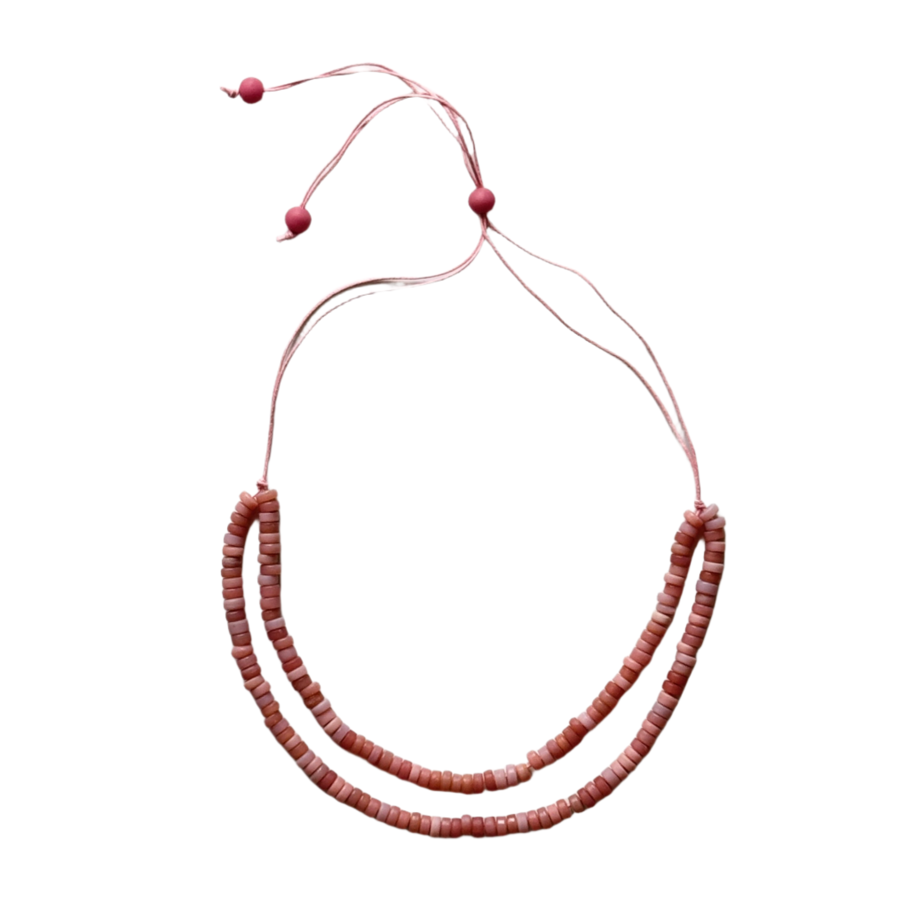 Double Strand Glass Bead Necklace - Shopthatapp.ca