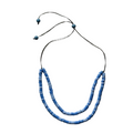Double Strand Glass Bead Necklace - Shopthatapp.ca