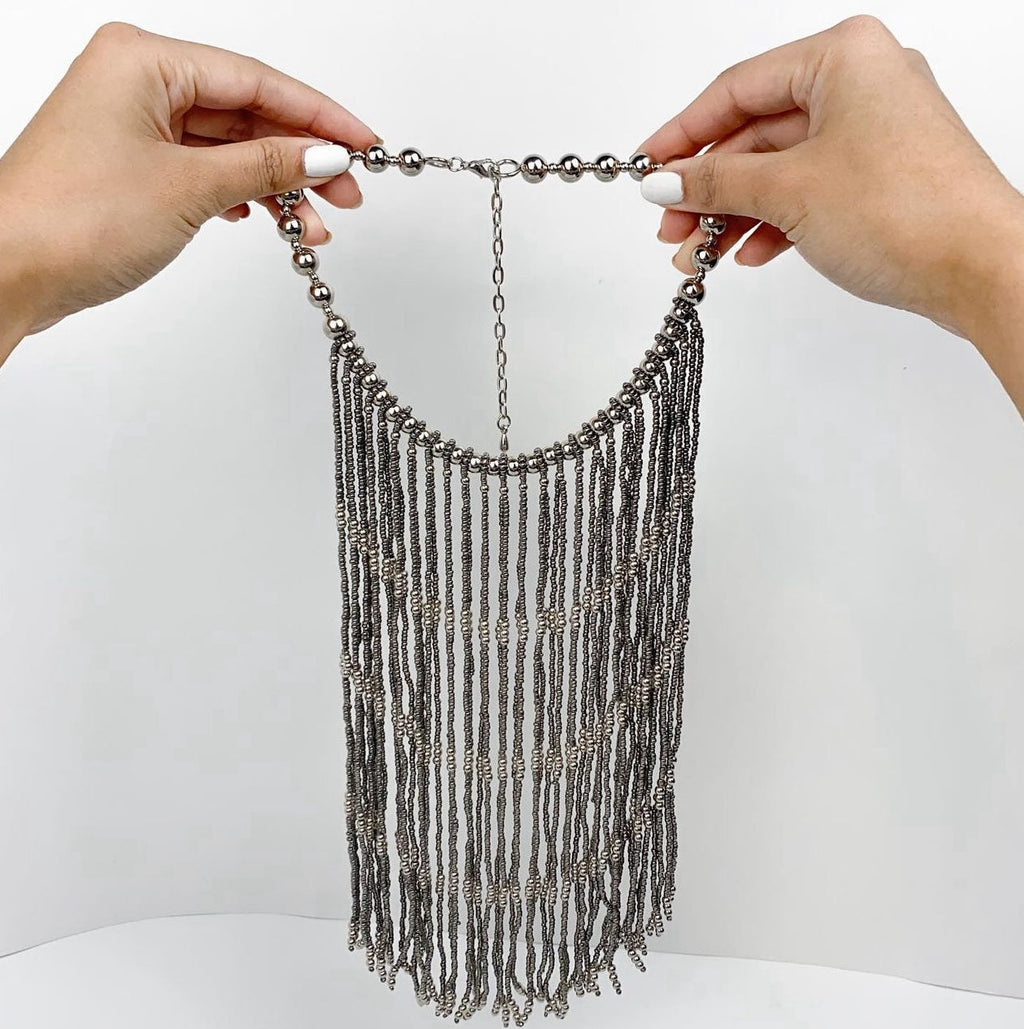 Waterfall Necklace - Elegant Multi Strand Crystal Bracelet - Shopthatapp.ca