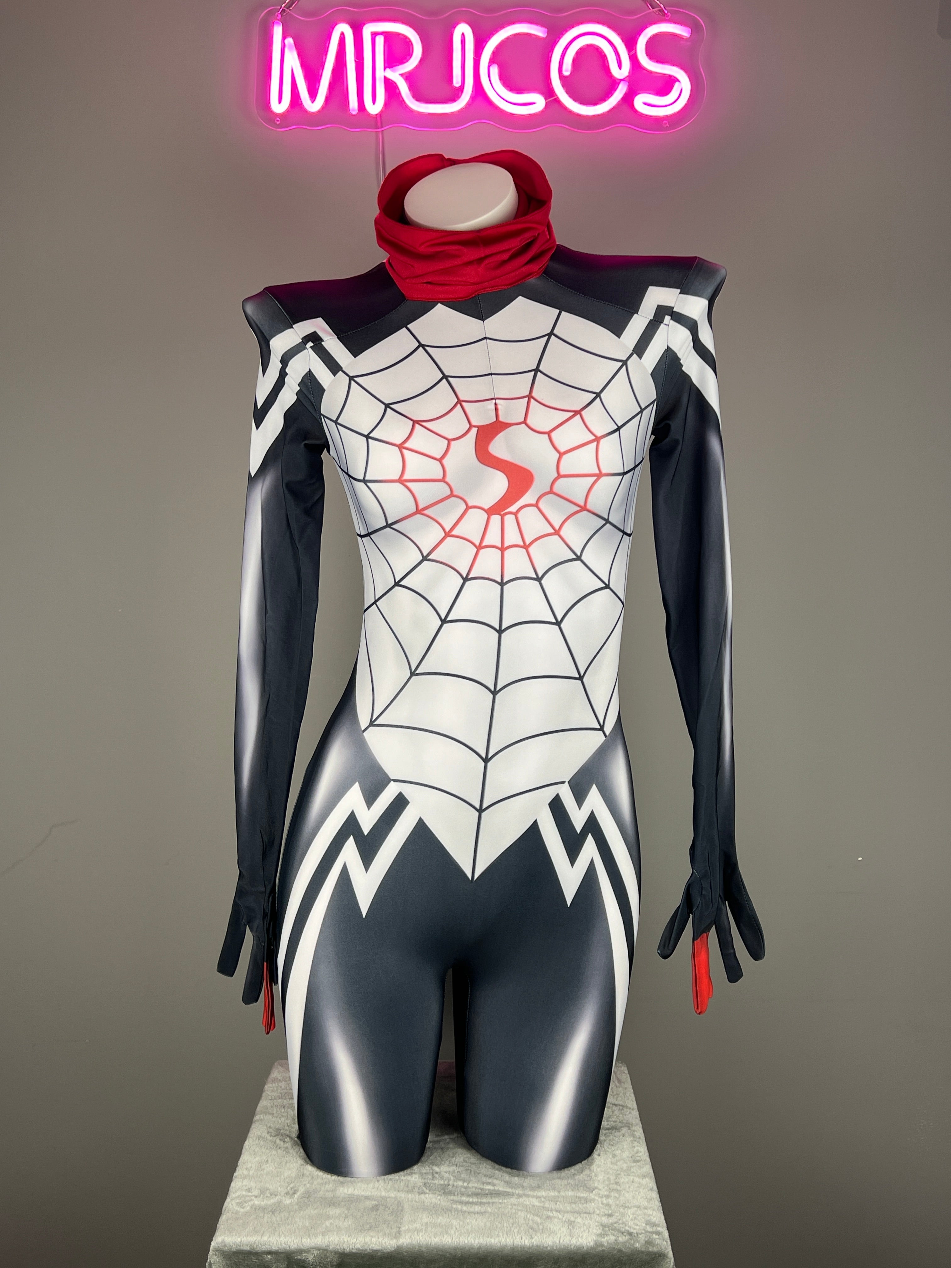 Super Hero Spider Cindy Cosplay Full Bodysuit Halloween Costume Zentai - Shopthatapp.ca