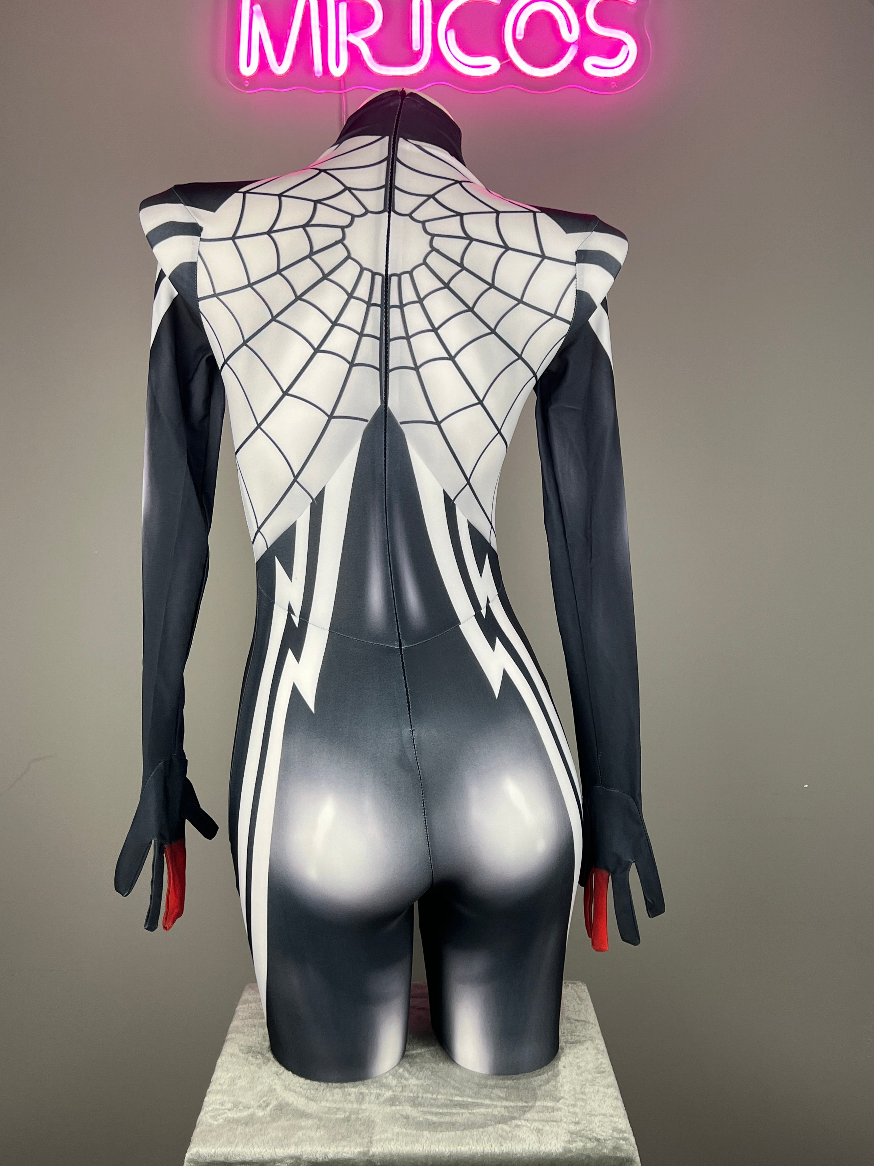 Super Hero Spider Cindy Cosplay Full Bodysuit Halloween Costume Zentai - Shopthatapp.ca