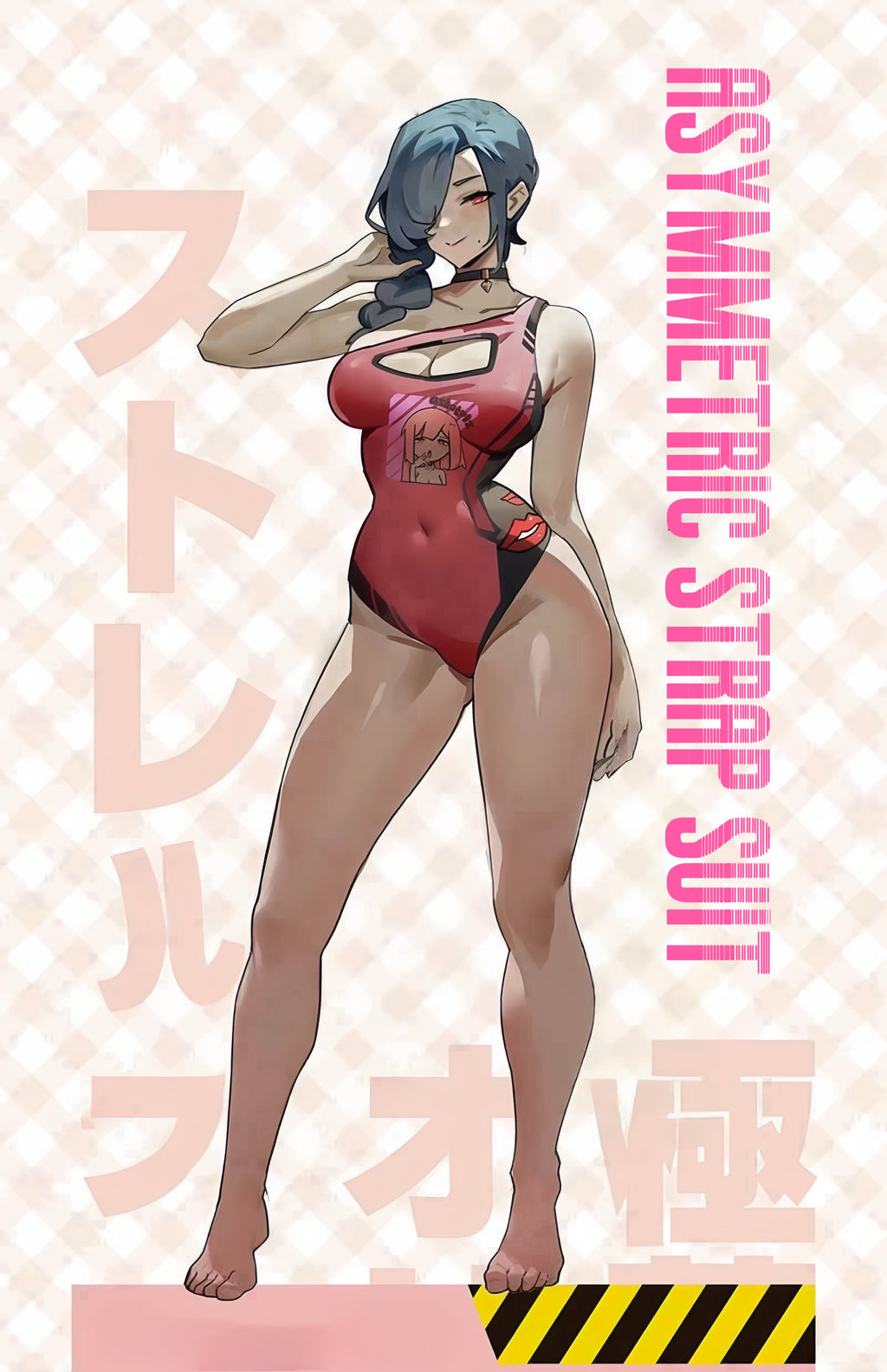 Japanese Anime Spandex Swimwear Racing Suit Wet Suit Race Queen Costume - Shopthatapp.ca