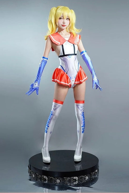 Japanese Anime Girl Spandex Swimwear Racing Suit Wet Suit Race Queen Costume - Shopthatapp.ca