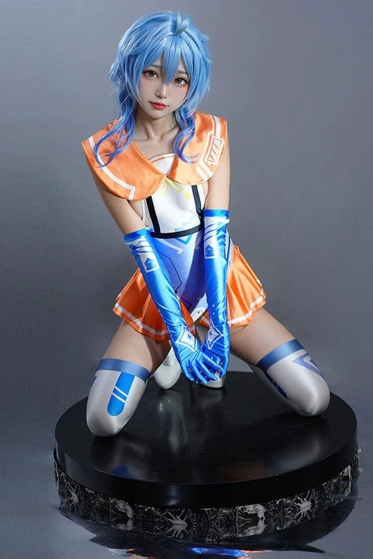 Japanese Anime Girl Spandex Swimwear Racing Suit Wet Suit Race Queen Costume - Shopthatapp.ca