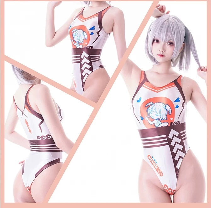 Japanese Anime Spandex Swimwear Racing Suit Wet Suit Race Queen Costume - Shopthatapp.ca