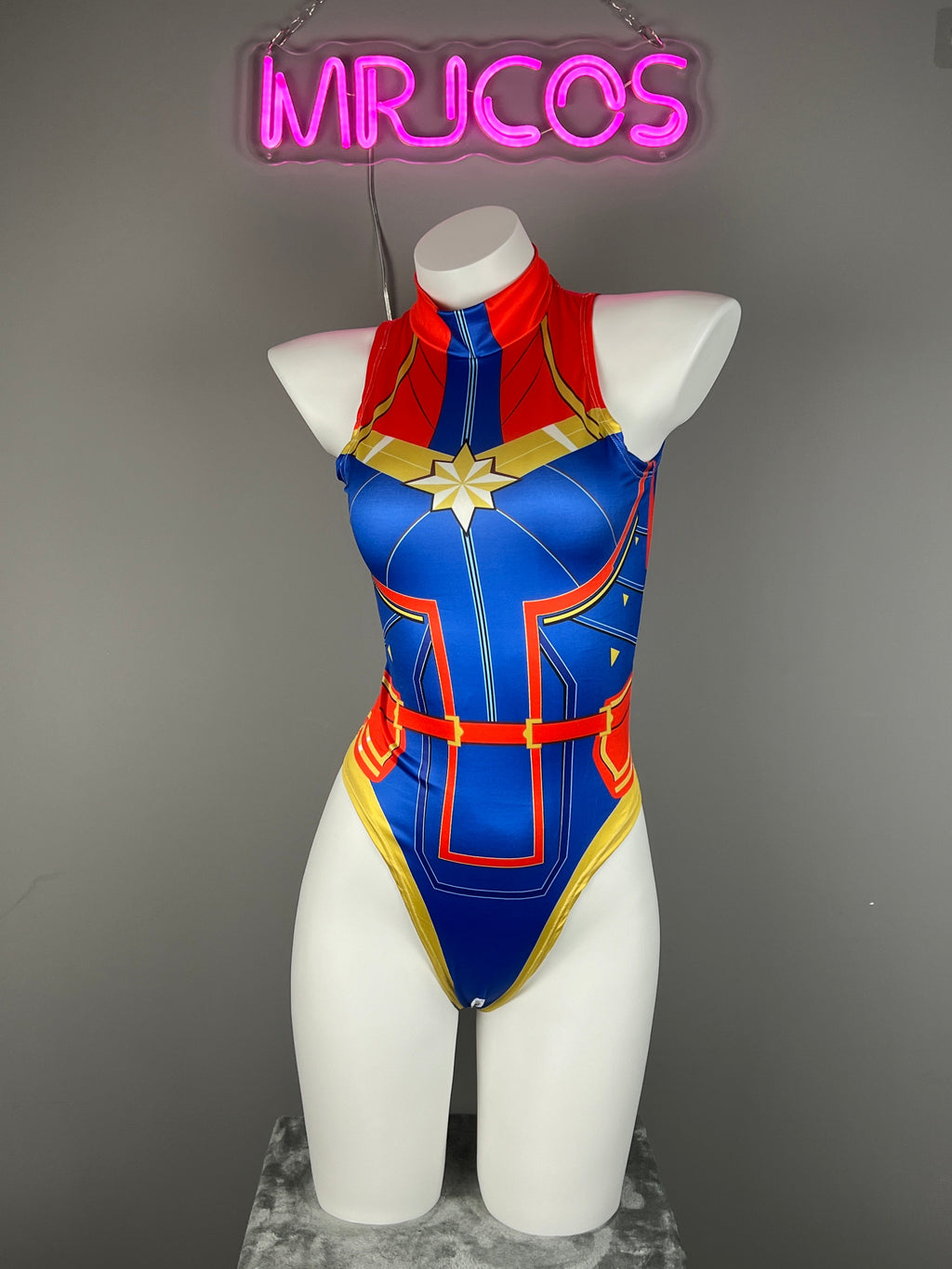 Super Hero Crotchless Cosplay BodySuit Lingerie Costume - Shopthatapp.ca