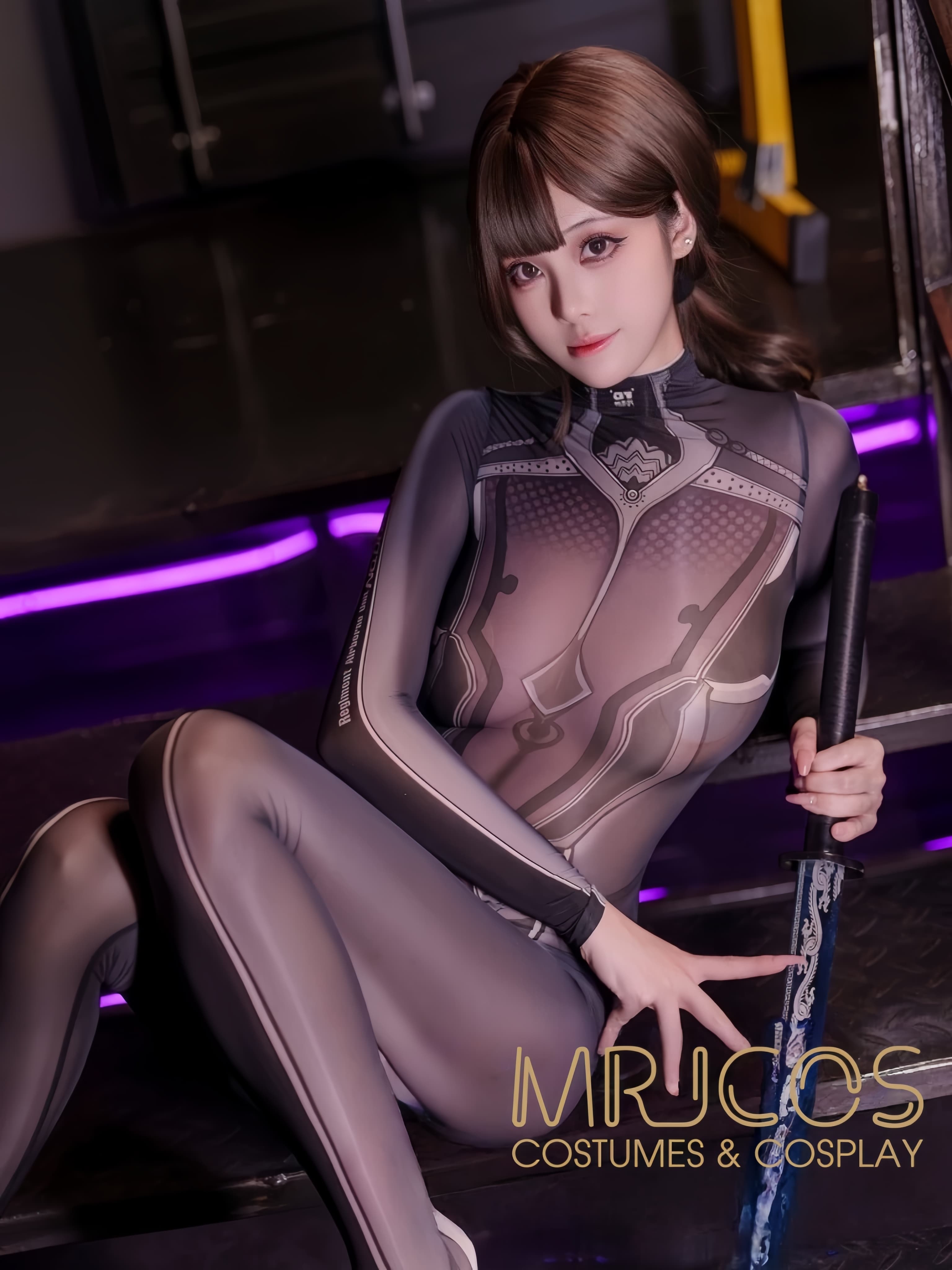 Anime Superhero Eve 10D Sheer Bodystocking - Ultra-Thin Cosplay Lingerie - Shopthatapp.ca