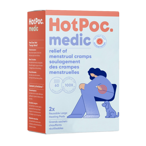 2-Pack Eco Reusable Heat Pack Hot Poc medic – Natural Heat Therapy for Cramps & Menstrual Relief - Www.Shopthatapp.ca