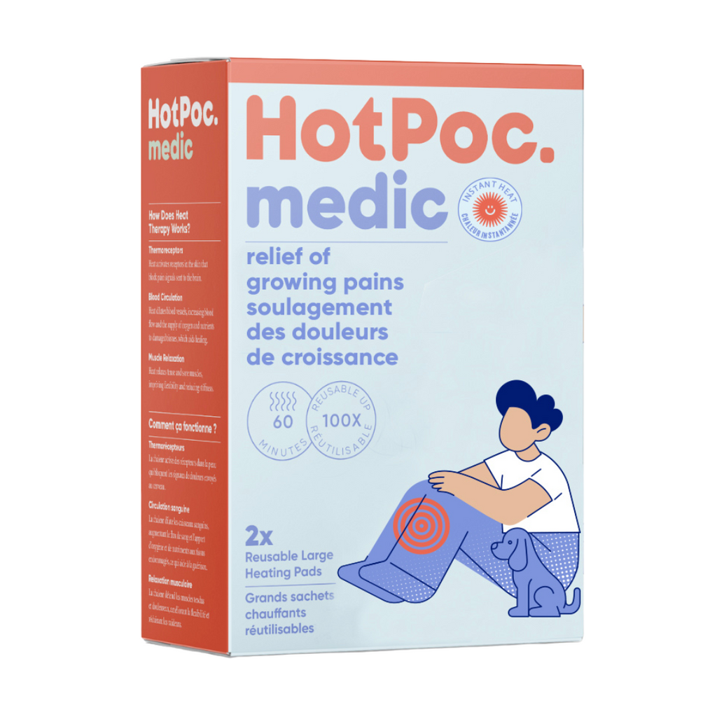 HotPoc medic Reusable Heat Pack for Kids — 2-Pack with Pouches - Www.Shopthatapp.ca