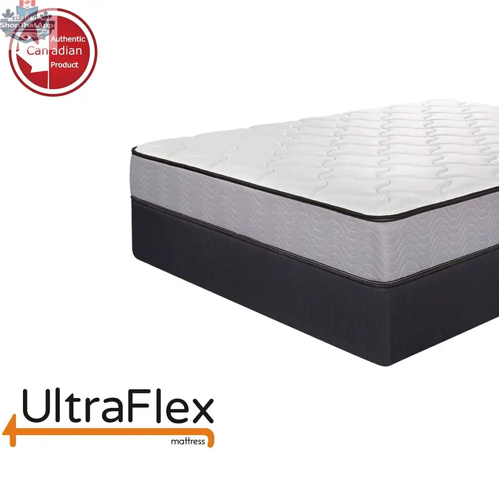 UltraFlex® Paradise Mattress and BoxSpring set featuring cool gel comfort, orthopedic support, and low motion transfer for restful sleep.
