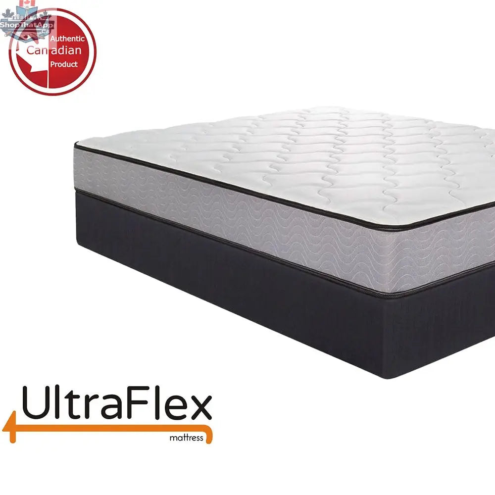 UltraFlex® Paradise mattress and boxspring set with cool gel comfort, orthopedic support, and low motion transfer for restful sleep.
