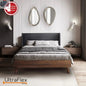 UltraFlex® Paradise natural foam mattress with cool gel, waterproof protector, and spinal support, designed for comfort and durability.
