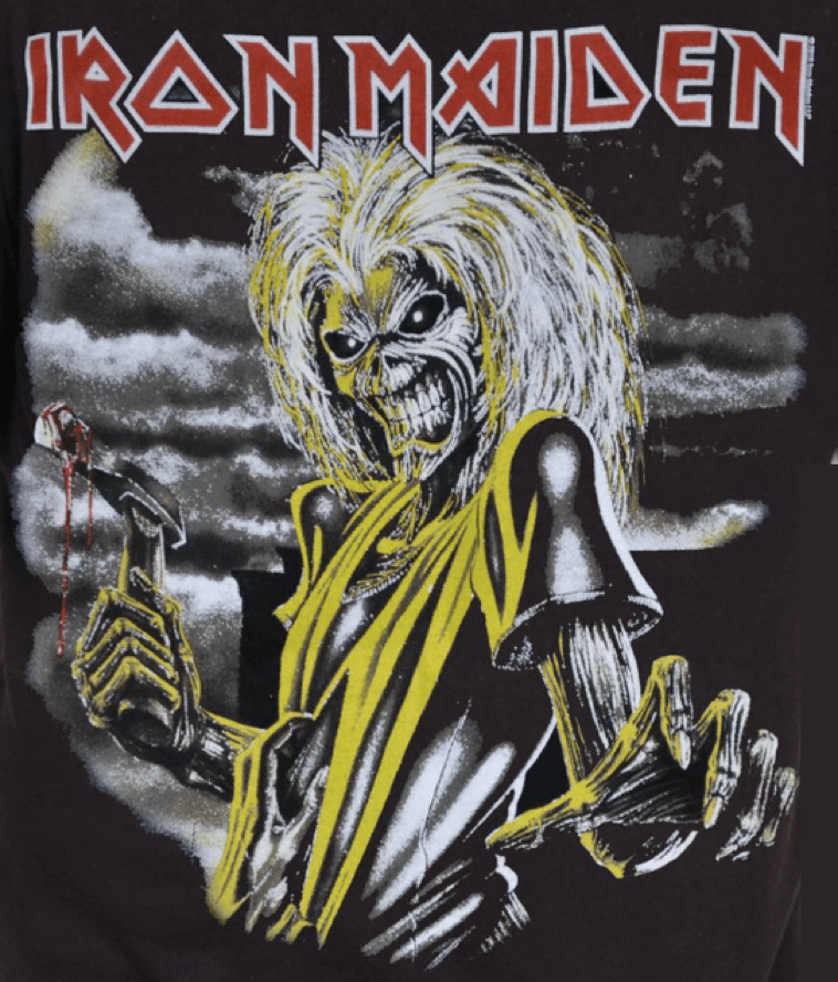 Iron Maiden - Killers Black T-Shirt - Www.Shopthatapp.ca