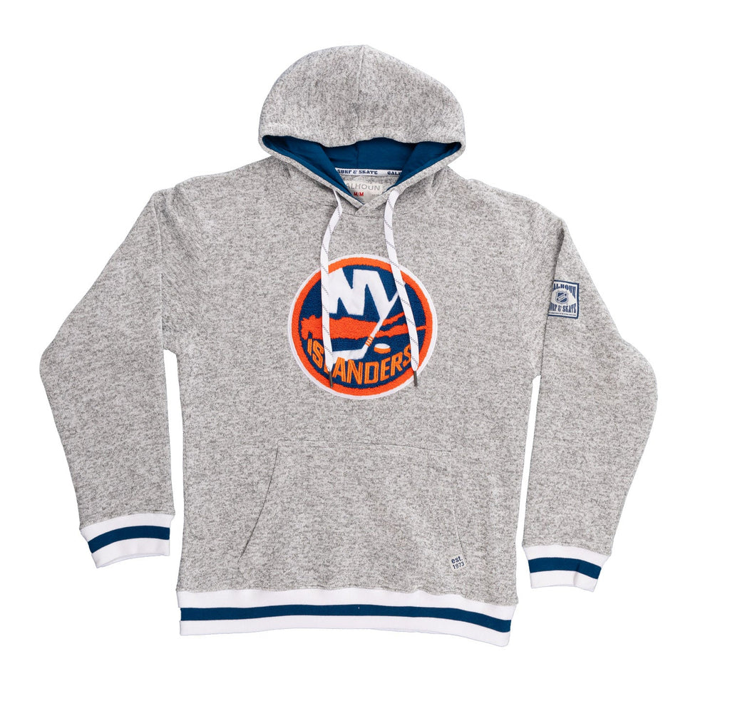 New York Islanders "Muskoka Style" Premium Chenille Woven Logo Hoodie - Shopthatapp.ca