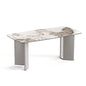 Yuki 71-inch ceramic top dining table by Hygge Design House, featuring a sleek large ceramic surface and modern dining design.