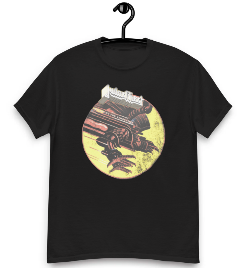 Judas Priest Vengeance Anniversary Black T-Shirt - Www.Shopthatapp.ca